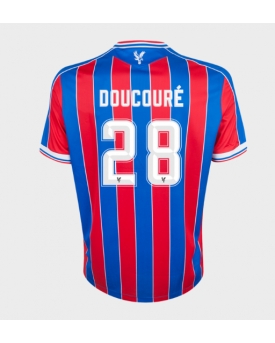 Crystal Palace Cheick Doucoure #28 Maglia Gara Casa Repliche 2025-26 Maniche Corte